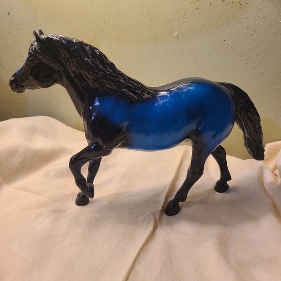 Breyer Other - Breyer Haflinger Pony Horse Mold 156 Custom Black & Blue Chris Hess Traditional